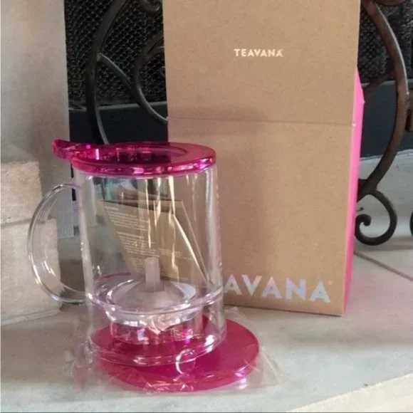 TEAVANA Fuchsia Pink Perfect Tea Maker NEW IN BOX - Picture 3 of 4